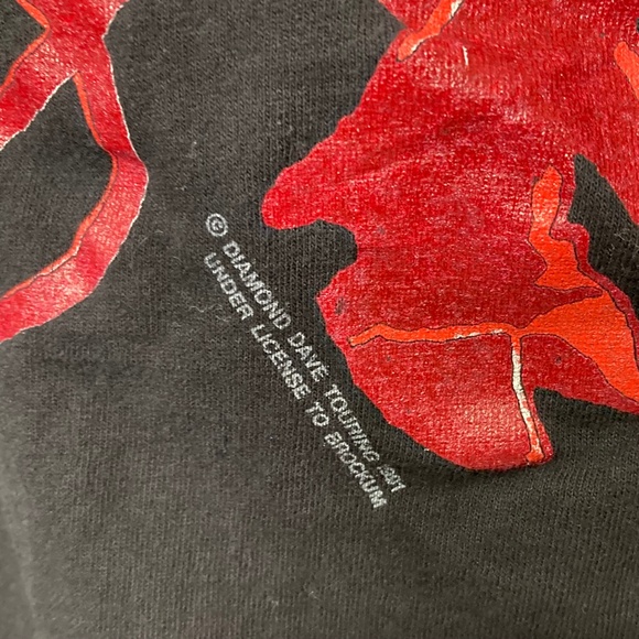 David Lee Roth Little Ain't Enough Tour Tee Pure F*%ckin Rock L Single Stitch - Picture 6 of 7